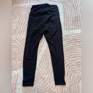 Black maternity leggings